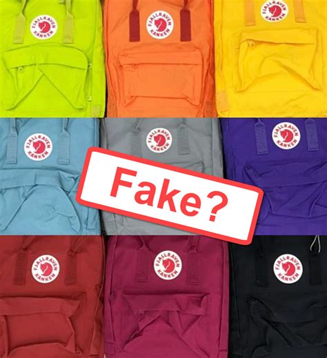 kanken bag original vs fake|fjällräven kanken backpack real.